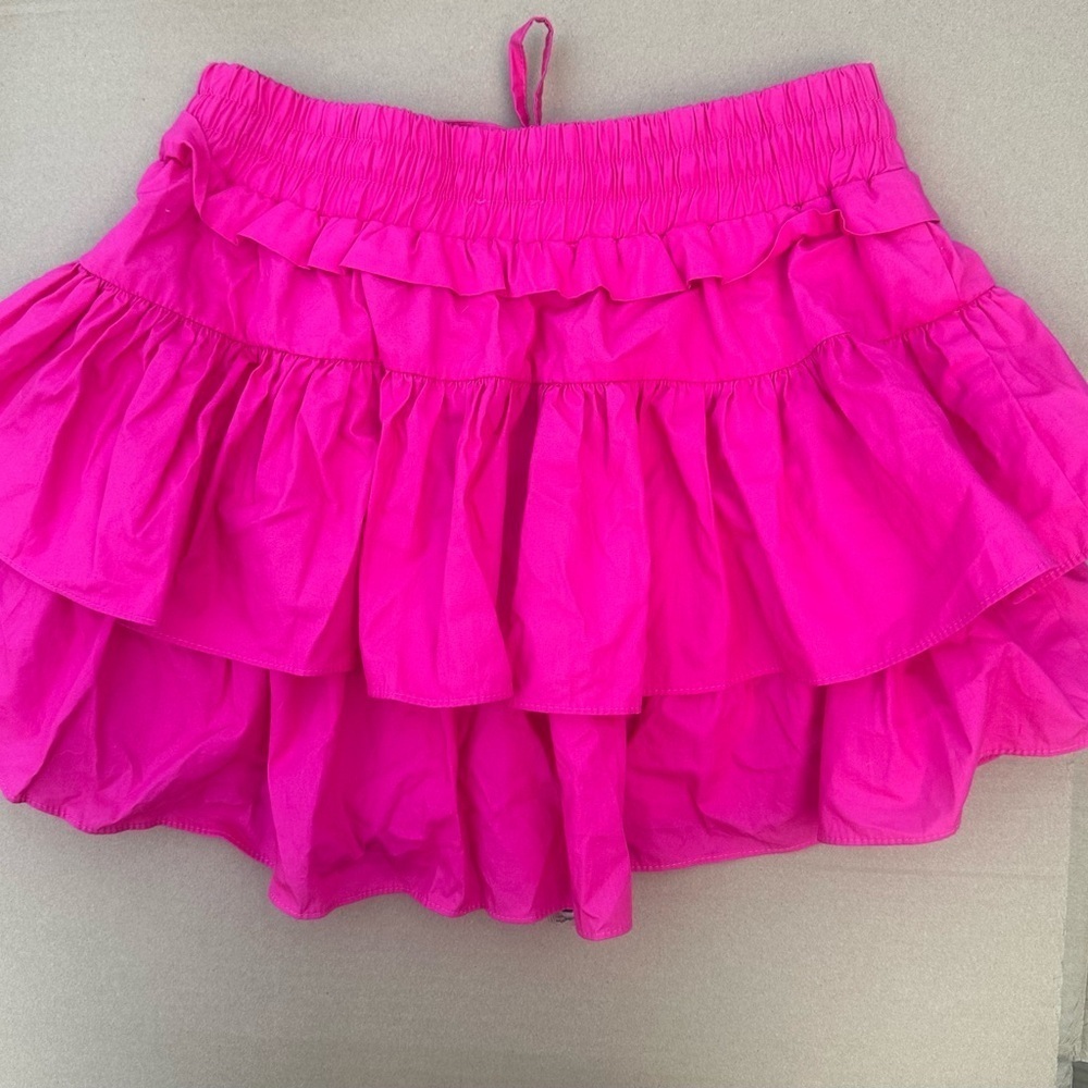 Pink Ruffled Women's Skirt - Picture 6 of 11